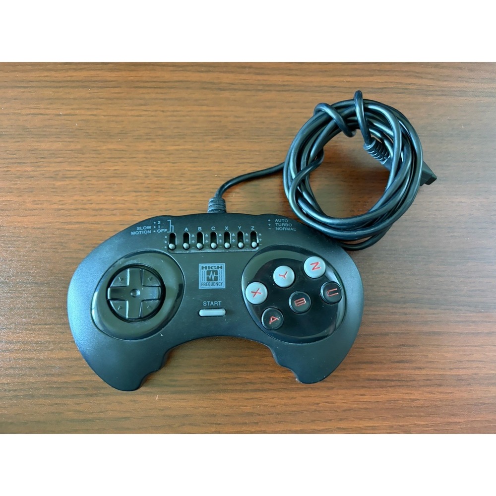 1995 High Frequency SEGA Genesis Control Pad Turbo Fire Controller